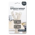 Ut Wire Speedy-Wrap Magnetic Cable Wrap, 0.82" x 10", Gray, 2PK UTW-SWM2-GY